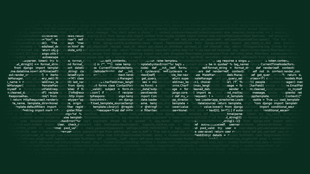 Django framework